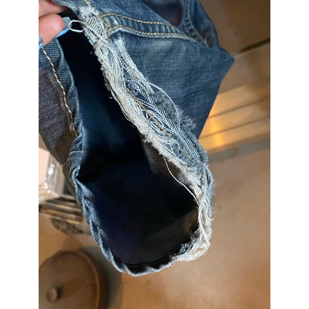 Vintage Y2K Helix Jeans w/ Embroidered Back Pockets 34x30 - Picture 7 of 12